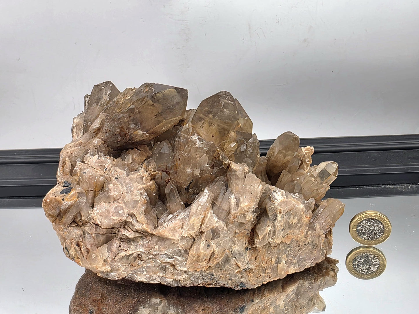 Large Kundalini Citrine Natural Crystal (#DP)
