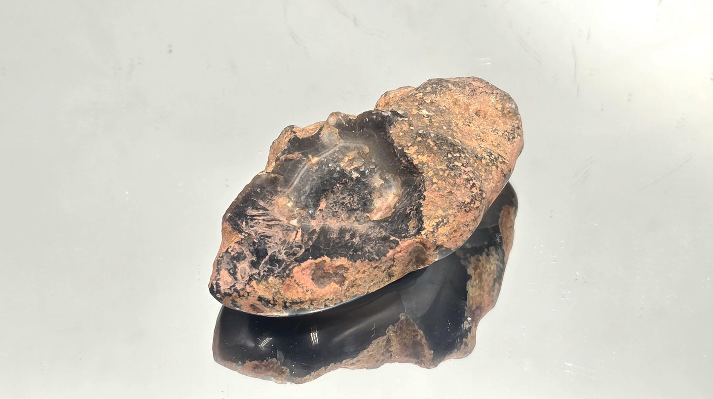 Malawi Agate Black Banded Polished  Crystal (#24)