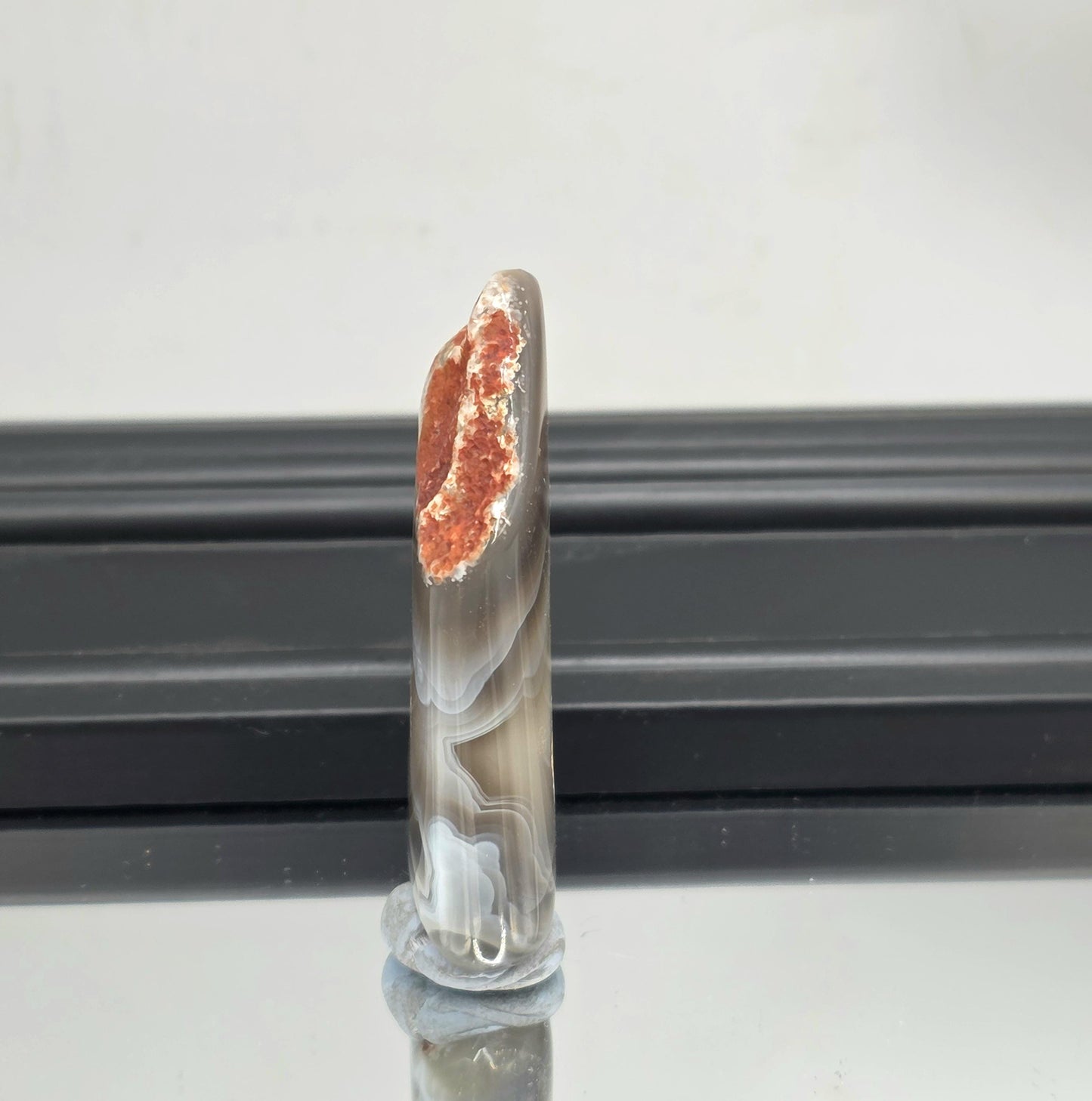 Malawi Agate Black Banded Polished  Crystal (#22)