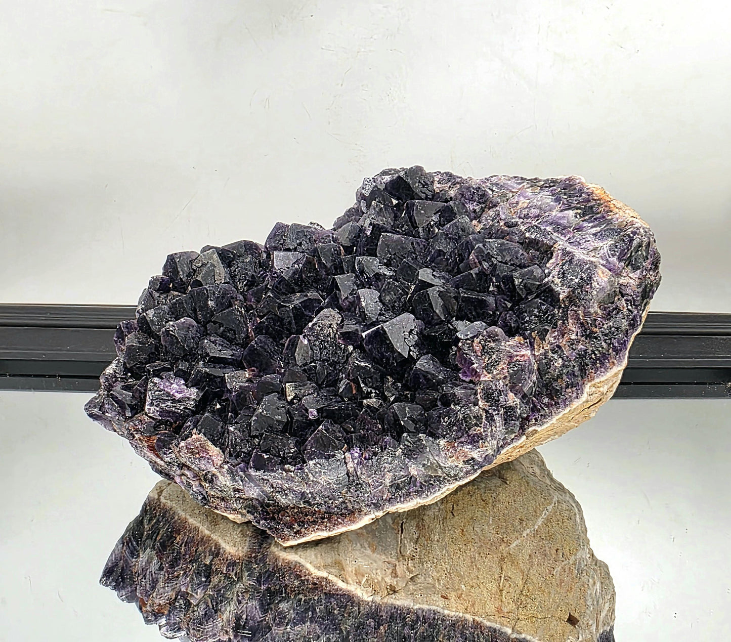 Mapatizya Amethyst Crystal Dark Purple XL