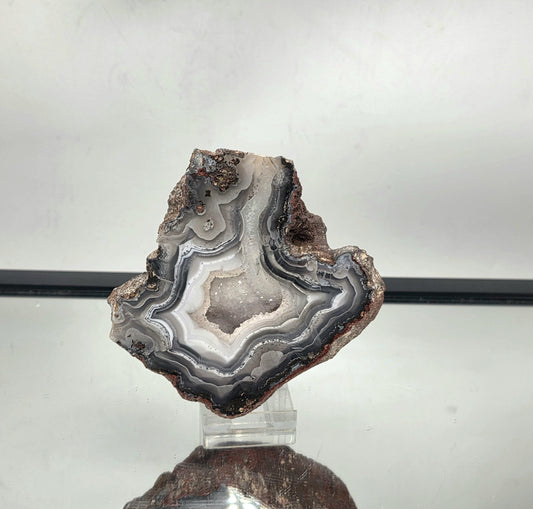 Mexican Agate Crystal Banded Polished (#12)