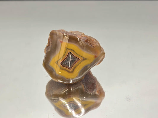 Malawi Agate Colour Banded Polished Crystal  (#60)