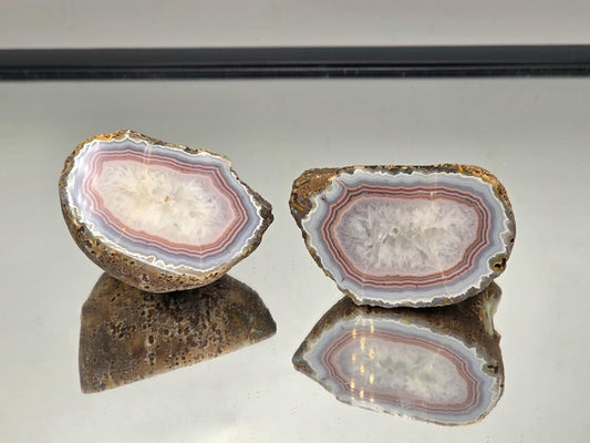 Malawi Agate Colour Banded Polished Crystal  (#59)