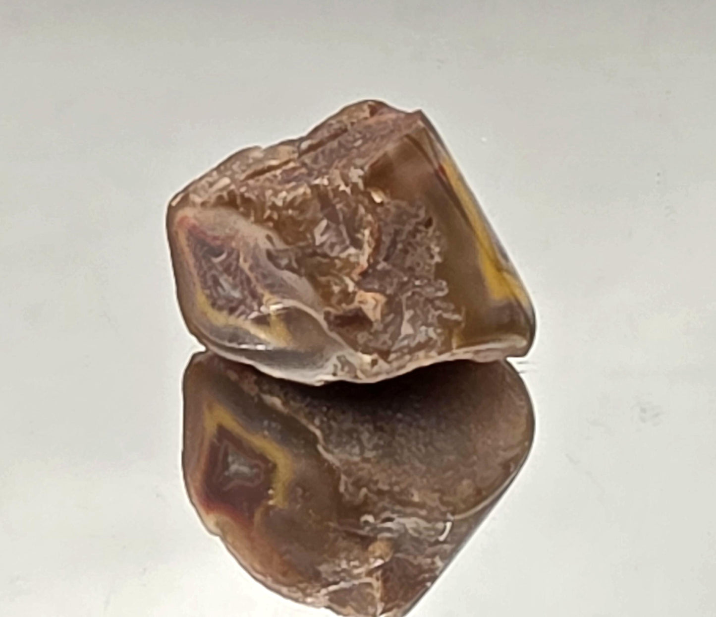 Malawi Agate Colour Banded Polished Crystal  (#60)