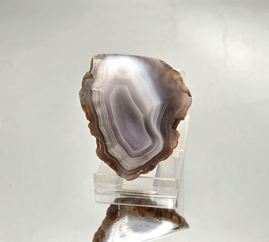 Malawi Agate Magic Parallax Banded Polished Crystal  (#58)