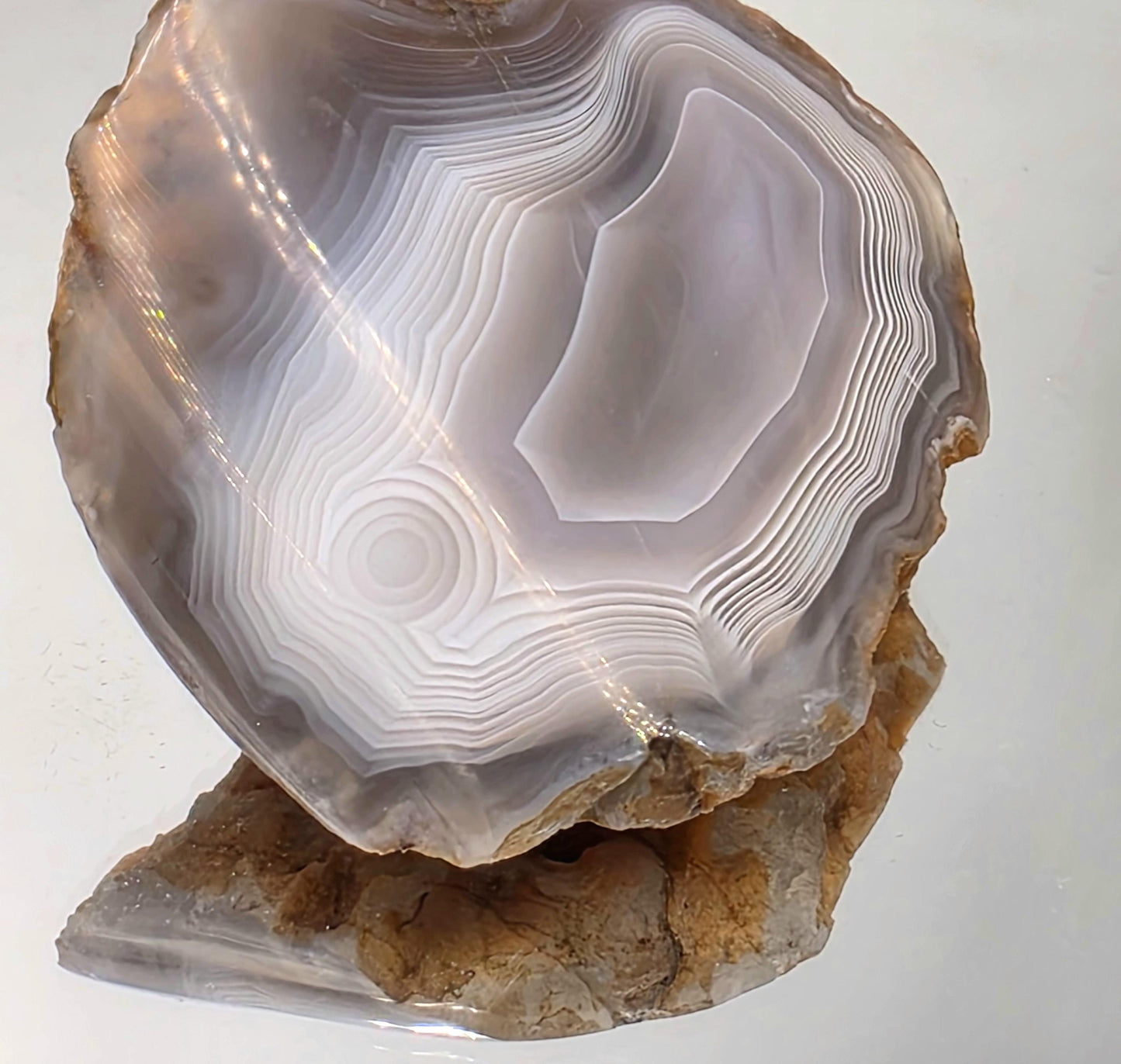Malawi Agate Magic Parallax Banded Polished Crystal  (#58)