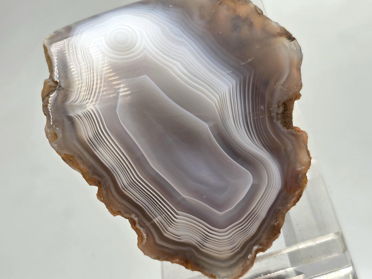 Malawi Agate Magic Parallax Banded Polished Crystal  (#58)