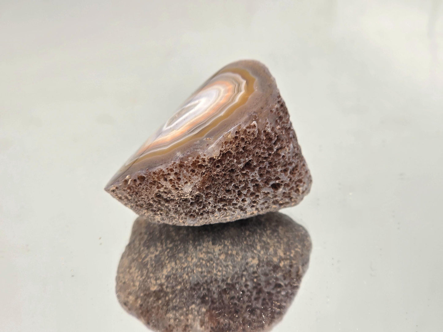 Malawi Agate Colour Banded Polished Crystal  (#57)