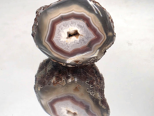 Malawi Agate Colour Banded Polished Crystal  (#54)