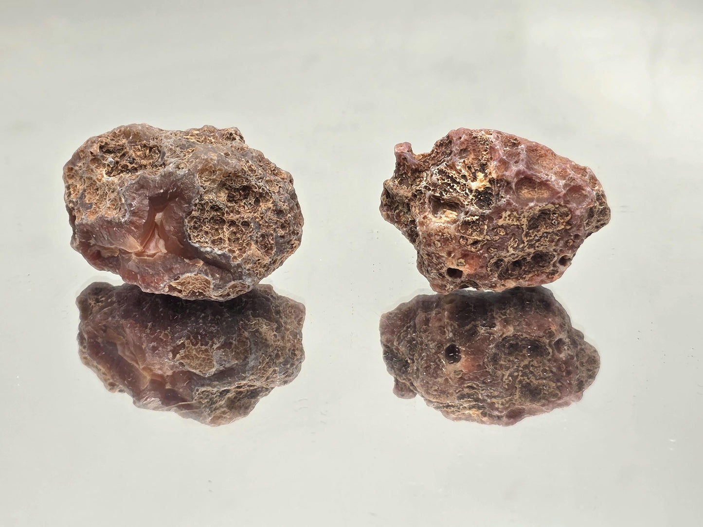 Malawi Agate Colour Banded Polished Crystal Pair  (#55)