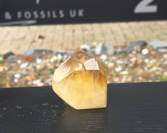 Natural Citrine Crystal Prism from Madagascar (#8)