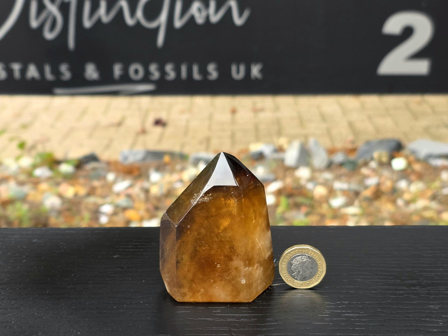 Natural Citrine Crystal Prism from Madagascar (#3)