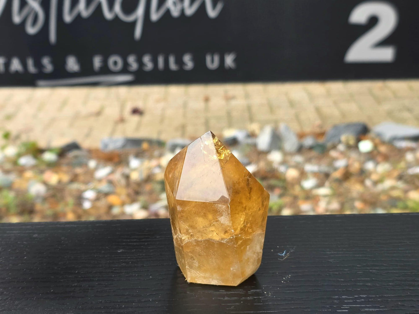 Madagascan Citrine Crystal Prism - Tower , Natural (#4)
