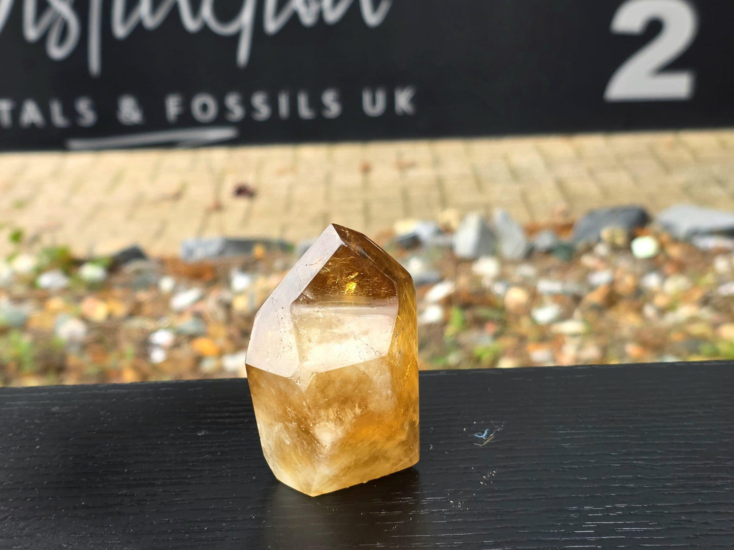 Madagascan Citrine Crystal Prism - Tower , Natural (#4)