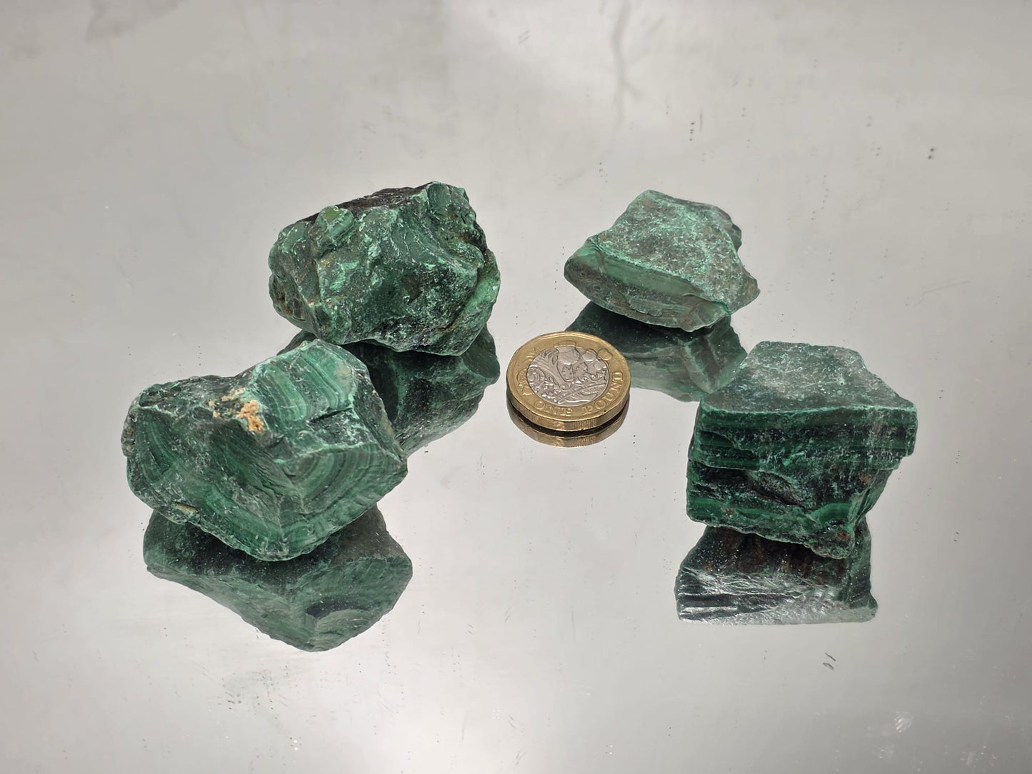 Lapidary Grade Rough Banded Malachite – 250g Batch | Raw Natural Malachite