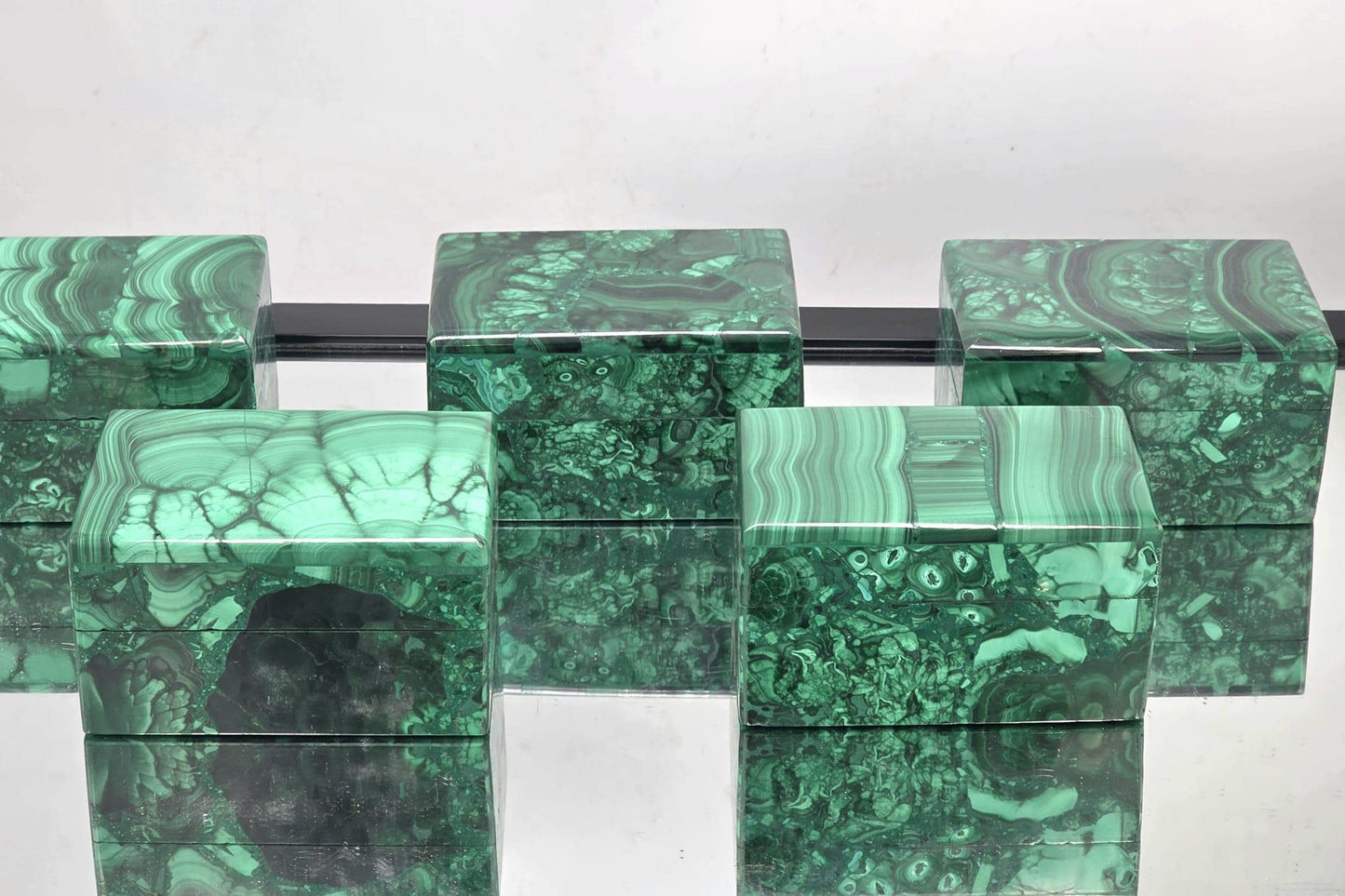 Malachite Jewellery / Crystal Storage Box — Handcrafted Luxury