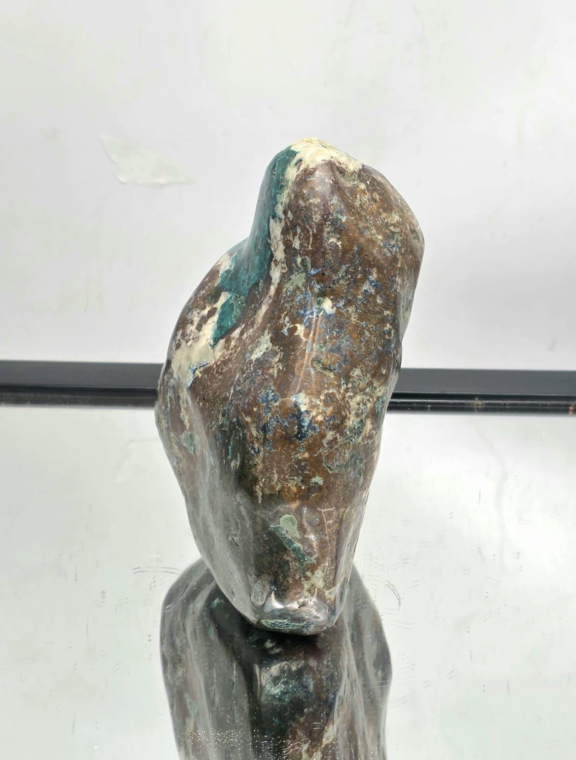 Large Polished Dioptase Crystal | Collector’s Specimen | Natural Gem Mineral Display