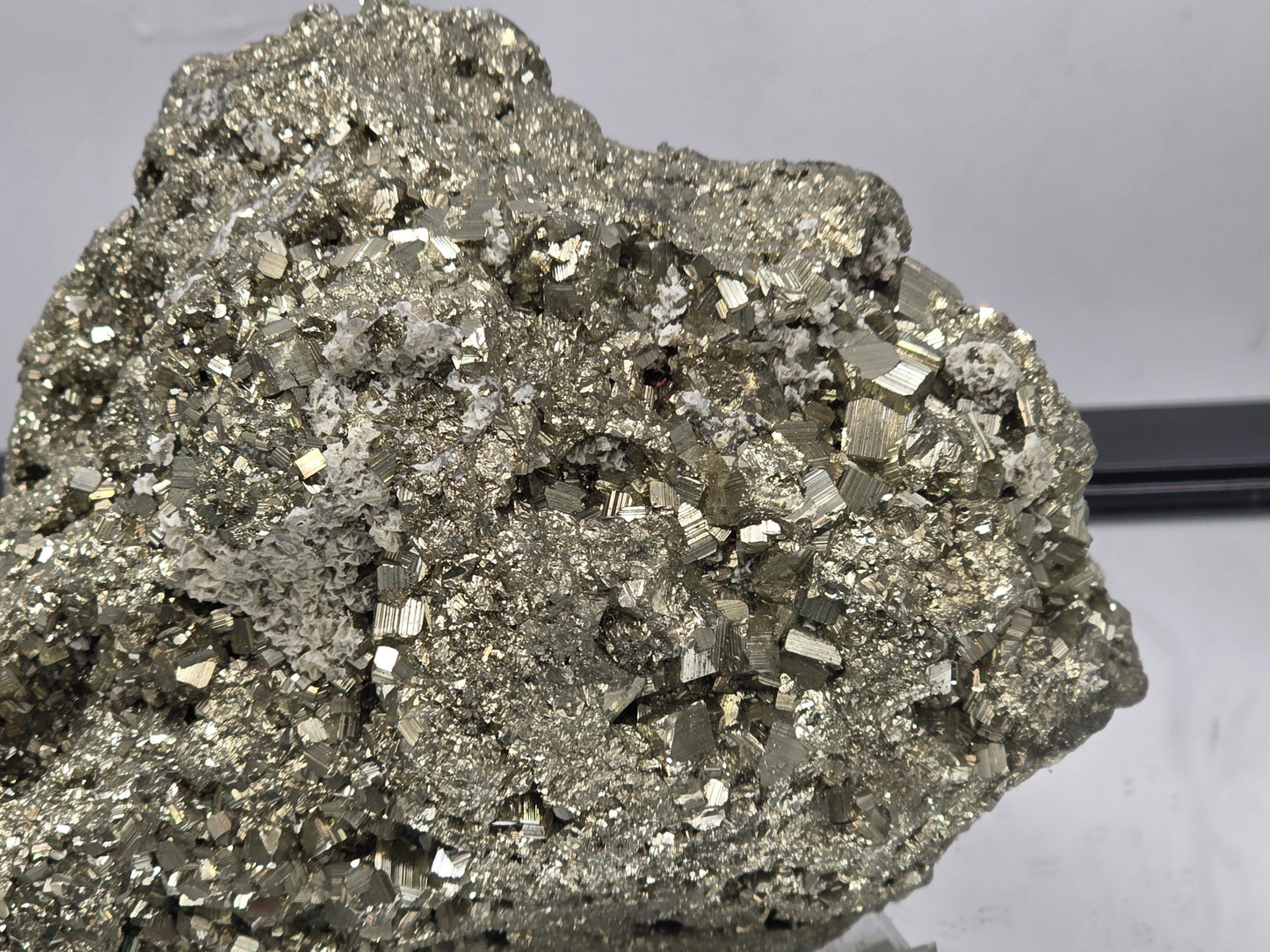 Large Pyrite Crystal Raw Cluster  - Peru 1.32KG  (#5)