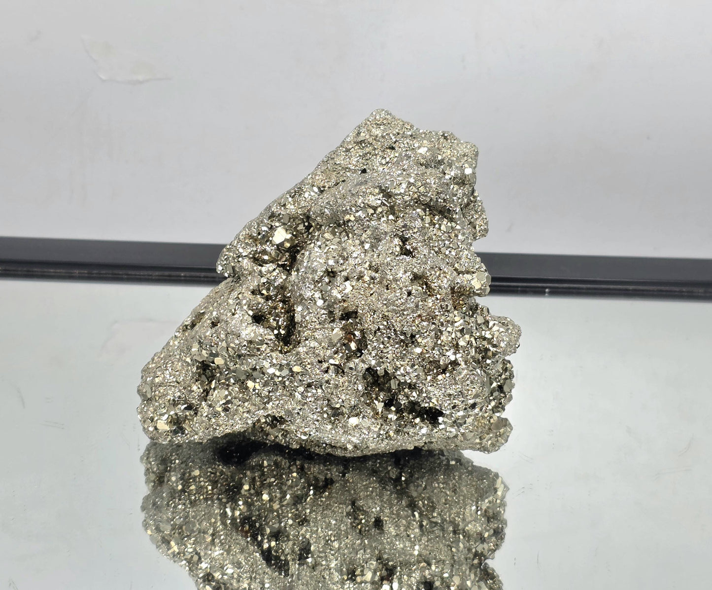 Large Pyrite Crystal Raw Cluster  - Peru 1.46KG  (#4)
