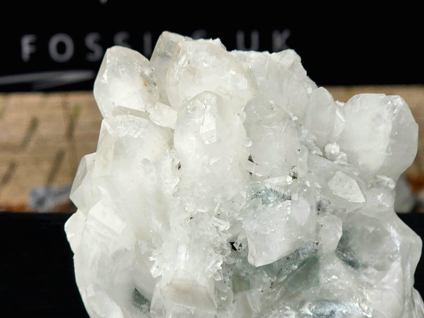 Large Quartz Crystal Skull #7 | Fluorite inclusion | Hand-Carved in Peru | Natural Quartz | Crystal Sculpture | Unique Gift