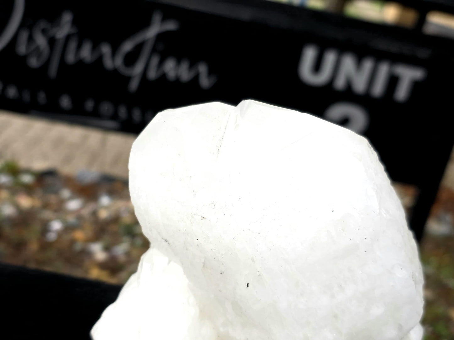 Large Quartz Crystal Skull #2 | Hand-Carved in Peru | Natural Quartz | Crystal Sculpture | Unique Gift