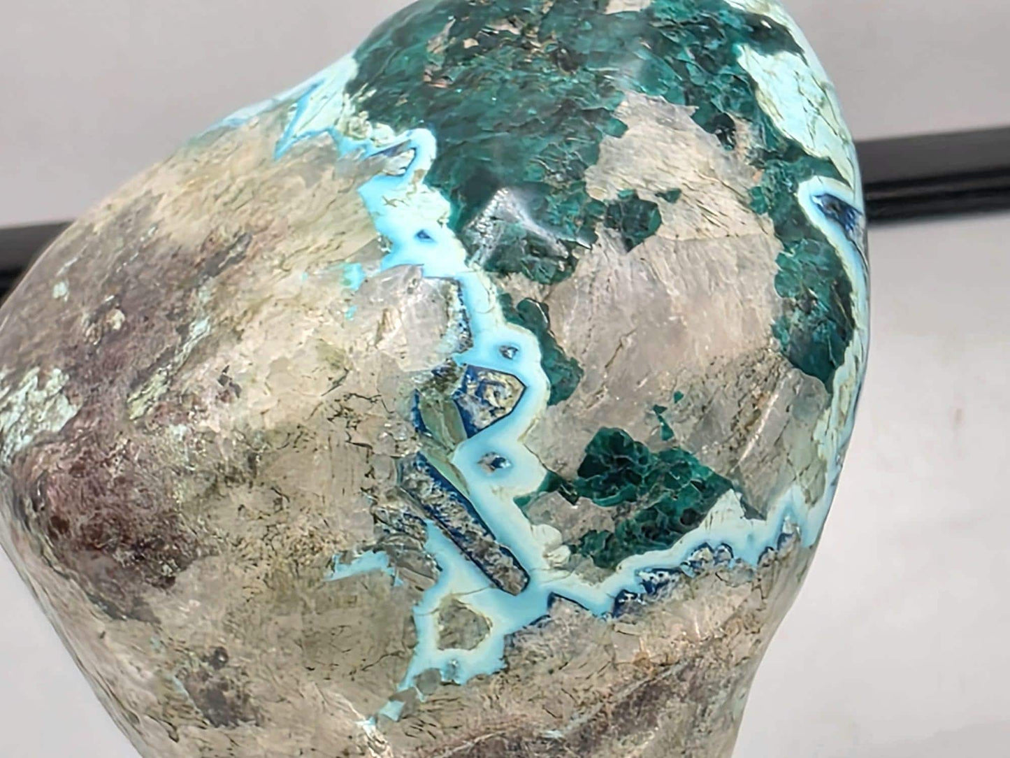 Polished Dioptase Crystal | Collector’s Specimen | Natural Gem Mineral Display