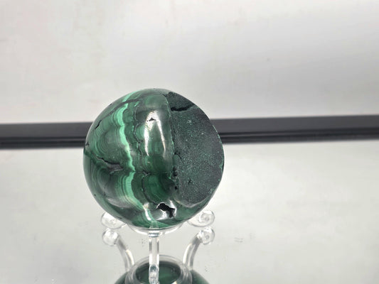 Malachite Crystal Sphere Polished (#21)