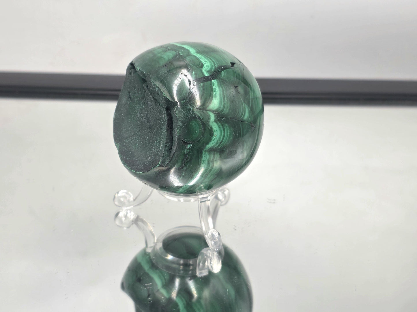 Malachite Crystal Sphere Polished (#21)