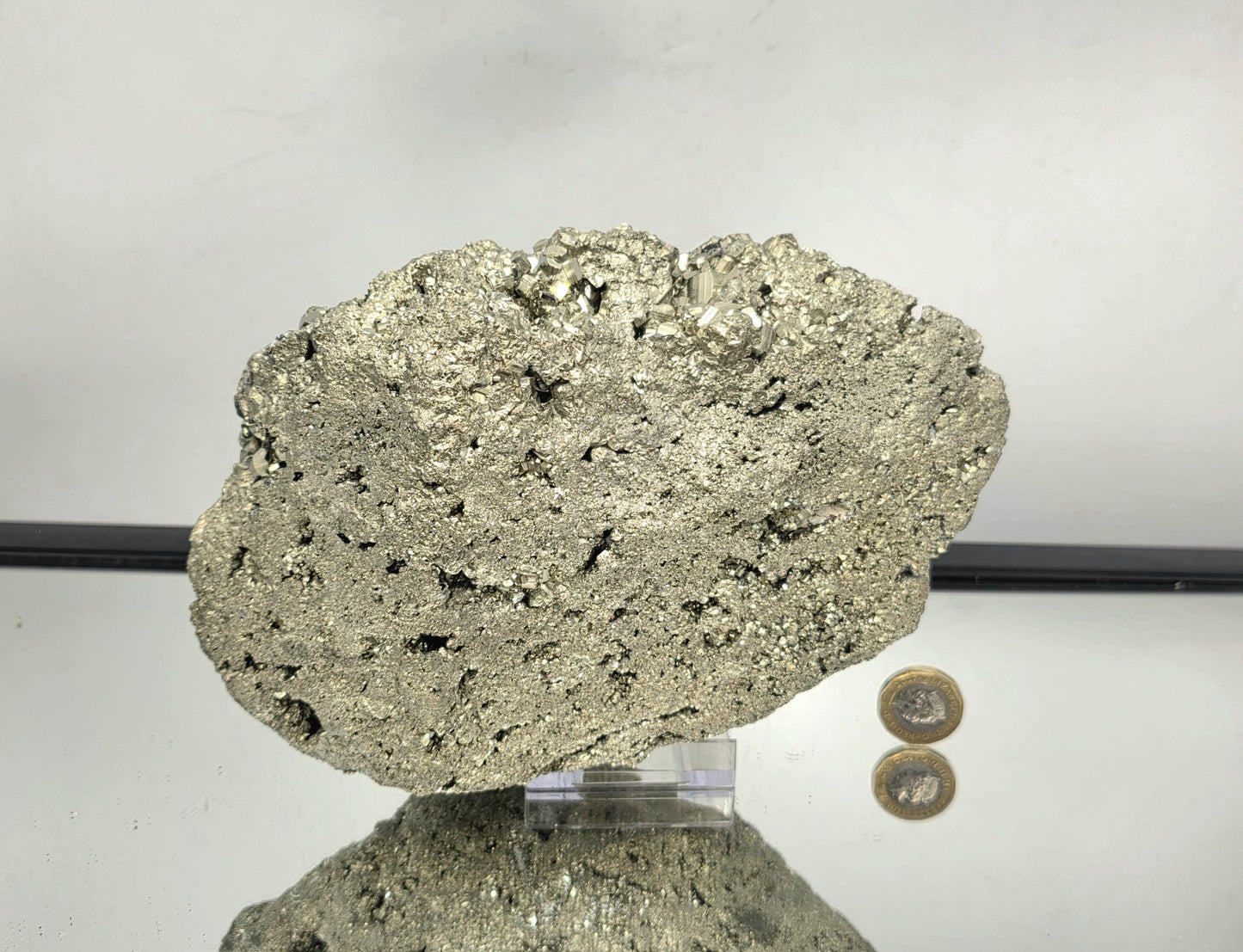 Very Large Pyrite Crystal Raw Cluster  - Peru  5.4 KG  (#7)