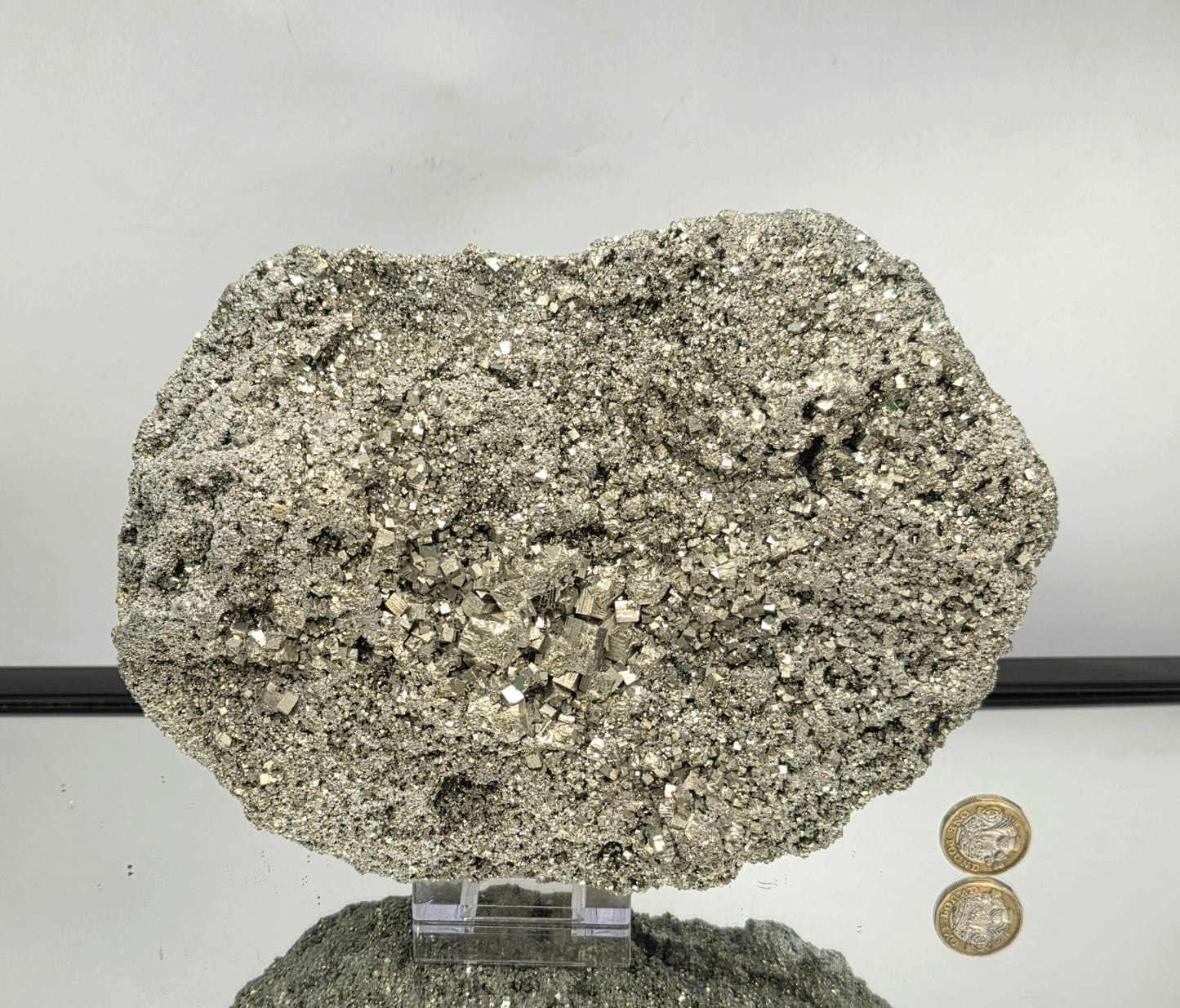 Very Large Pyrite Crystal Raw Cluster  - Peru  6 KG  (#1)