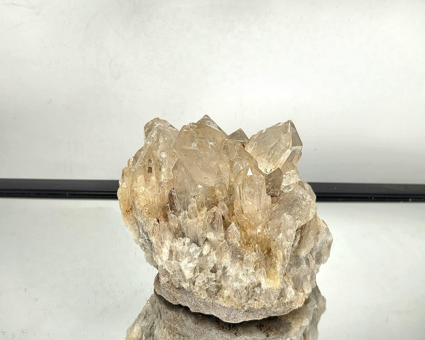 Large Kundalini Citrine Natural Crystal | Golden Citrine Quartz Cluster | Statement Home Décor #59