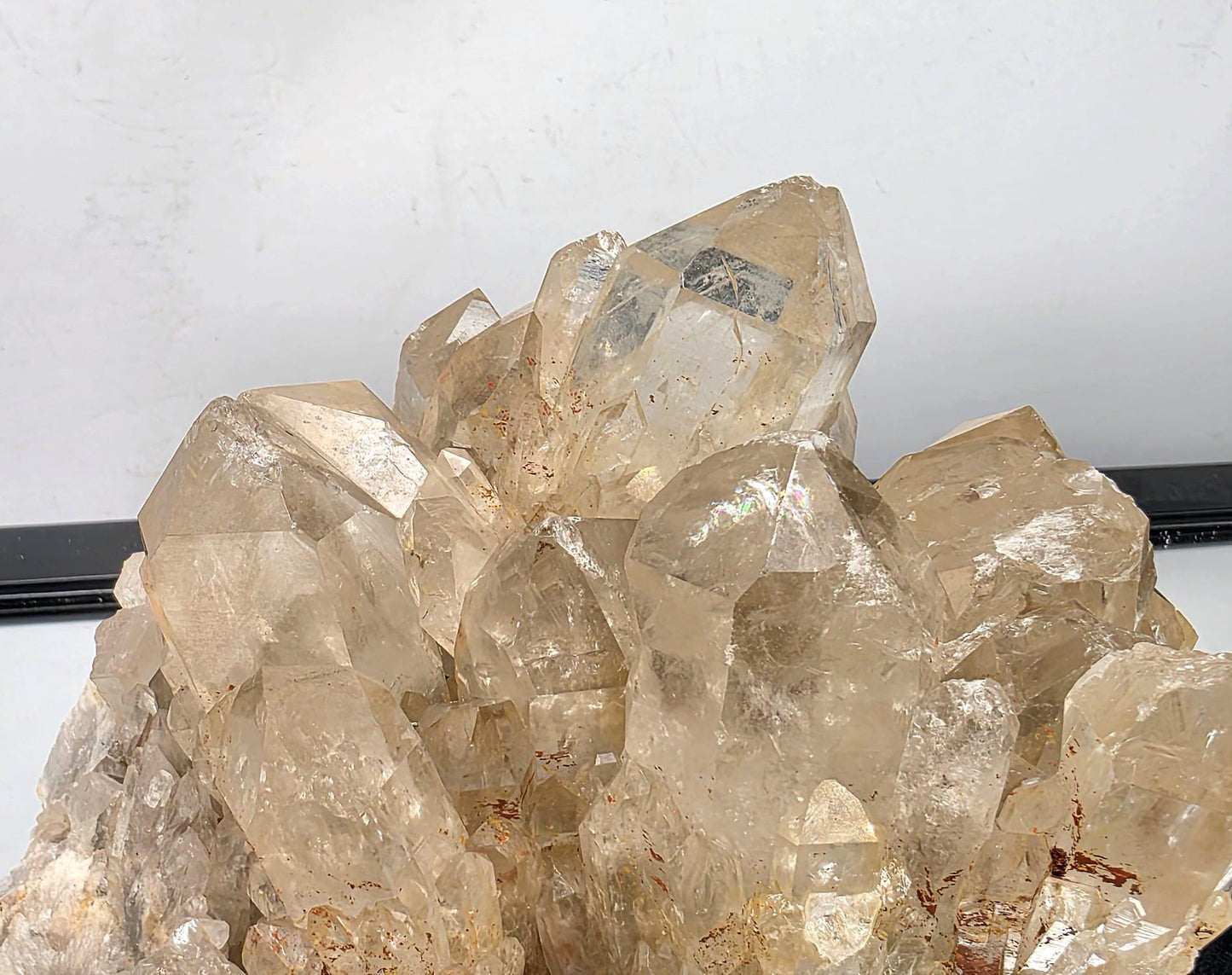 Large Kundalini Citrine Natural Crystal | Golden Citrine Quartz Cluster | Statement Home Décor #59