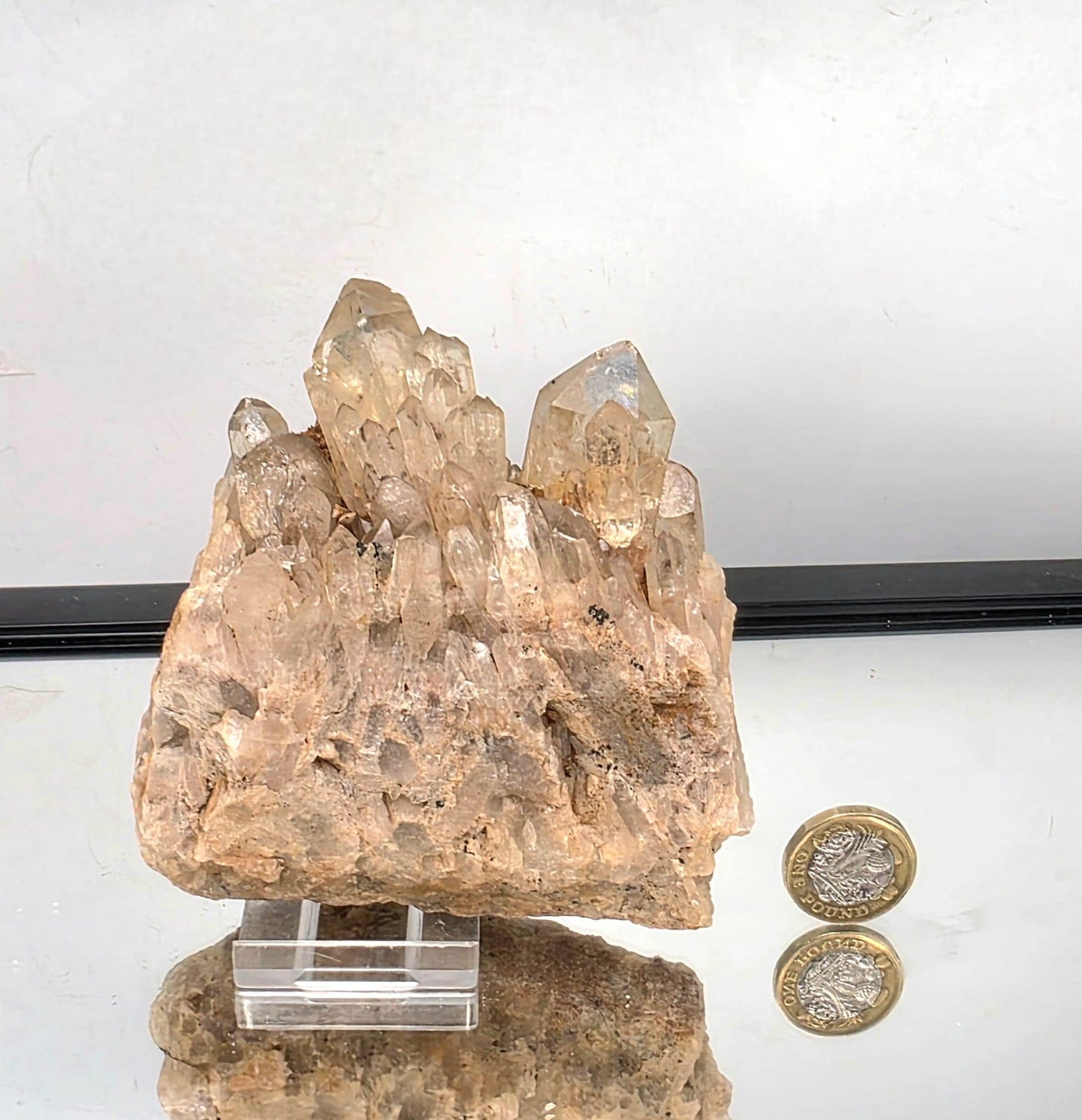 Kundalini Citrine Natural Crystal | Golden Citrine Quartz Cluster | Statement Home Décor #55