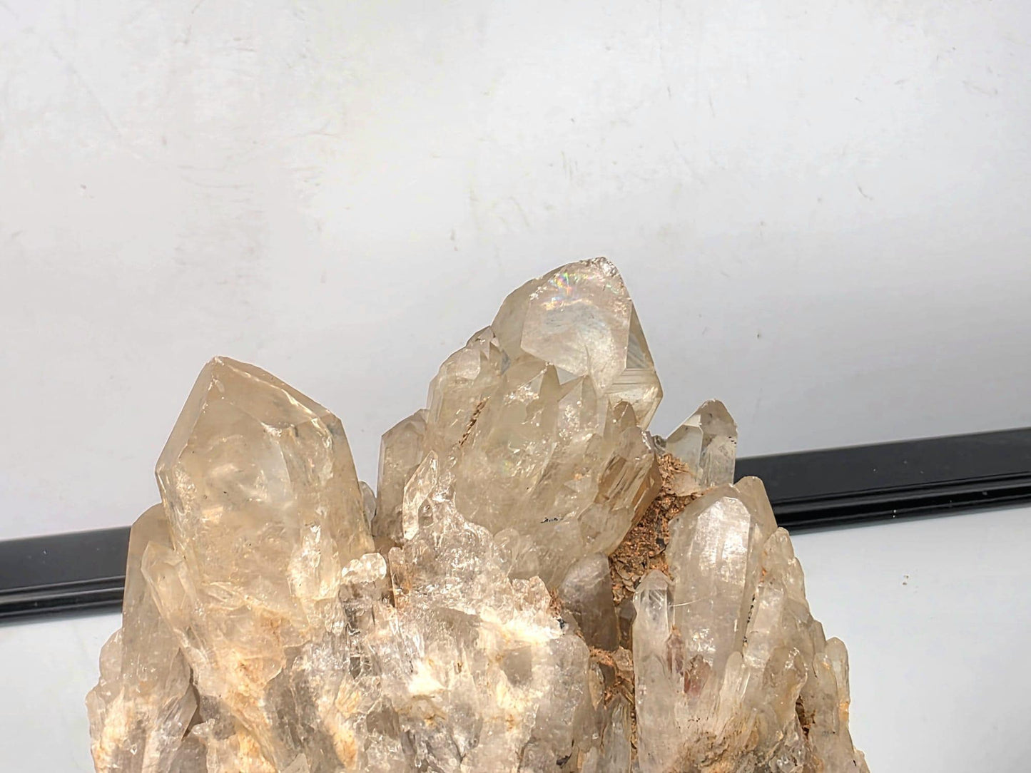 Kundalini Citrine Natural Crystal | Golden Citrine Quartz Cluster | Statement Home Décor #55