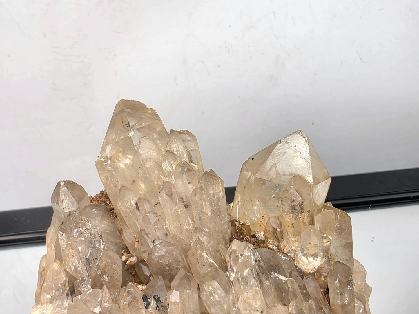 Kundalini Citrine Natural Crystal | Golden Citrine Quartz Cluster | Statement Home Décor #55
