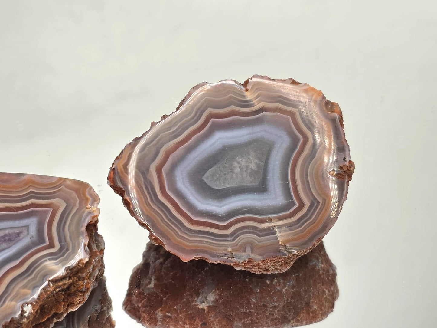 Malawi Agate  Crystal Pair #61