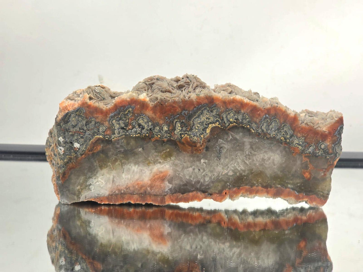 Large Imperial Baryte Crystal Slice (#3)