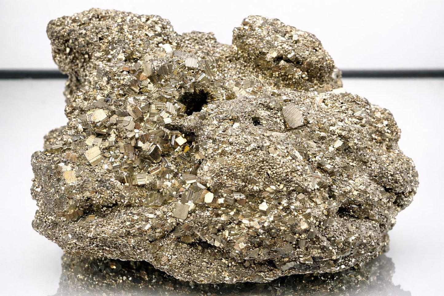Large Pyrite Crystal Raw Cluster  - Peru 0.93KG  (#15)