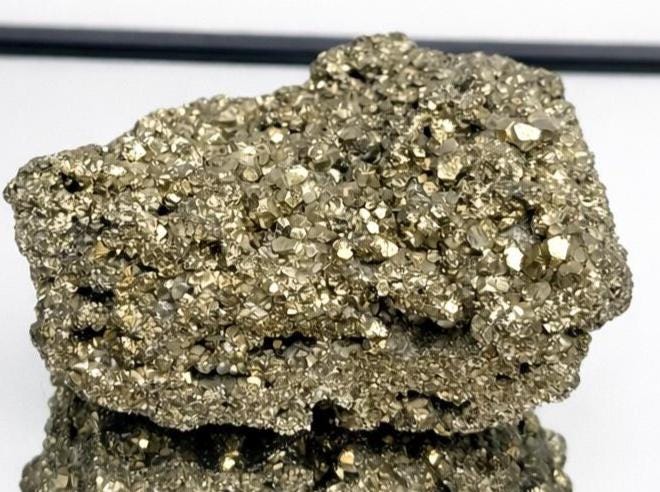Large Pyrite Crystal Raw Cluster  - Peru 1.08KG  (#14)