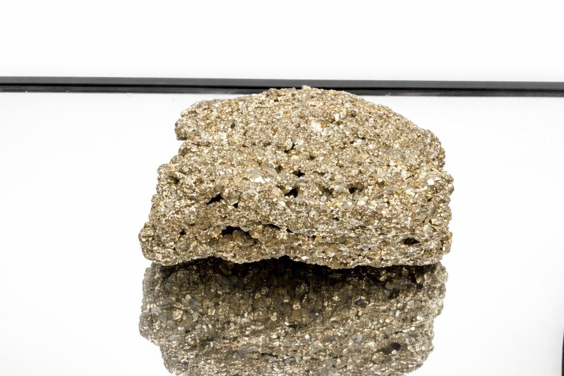 Large Pyrite Crystal Raw Cluster  - Peru 1.08KG  (#14)