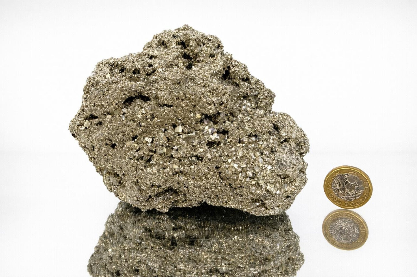 Large Pyrite Crystal Raw Cluster  - Peru 2.3KG  (#16)