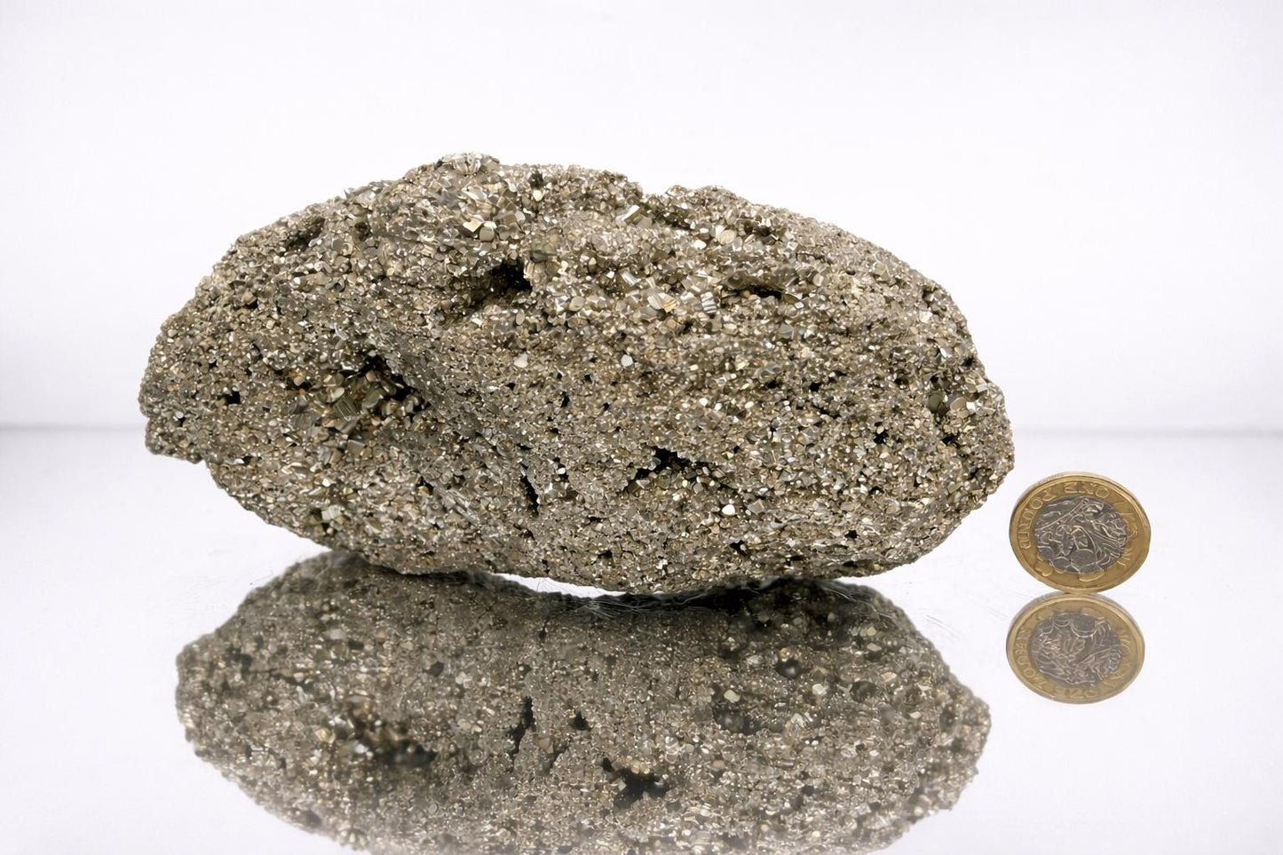Large Pyrite Crystal Raw Cluster  - Peru 1.82KG  (#12)