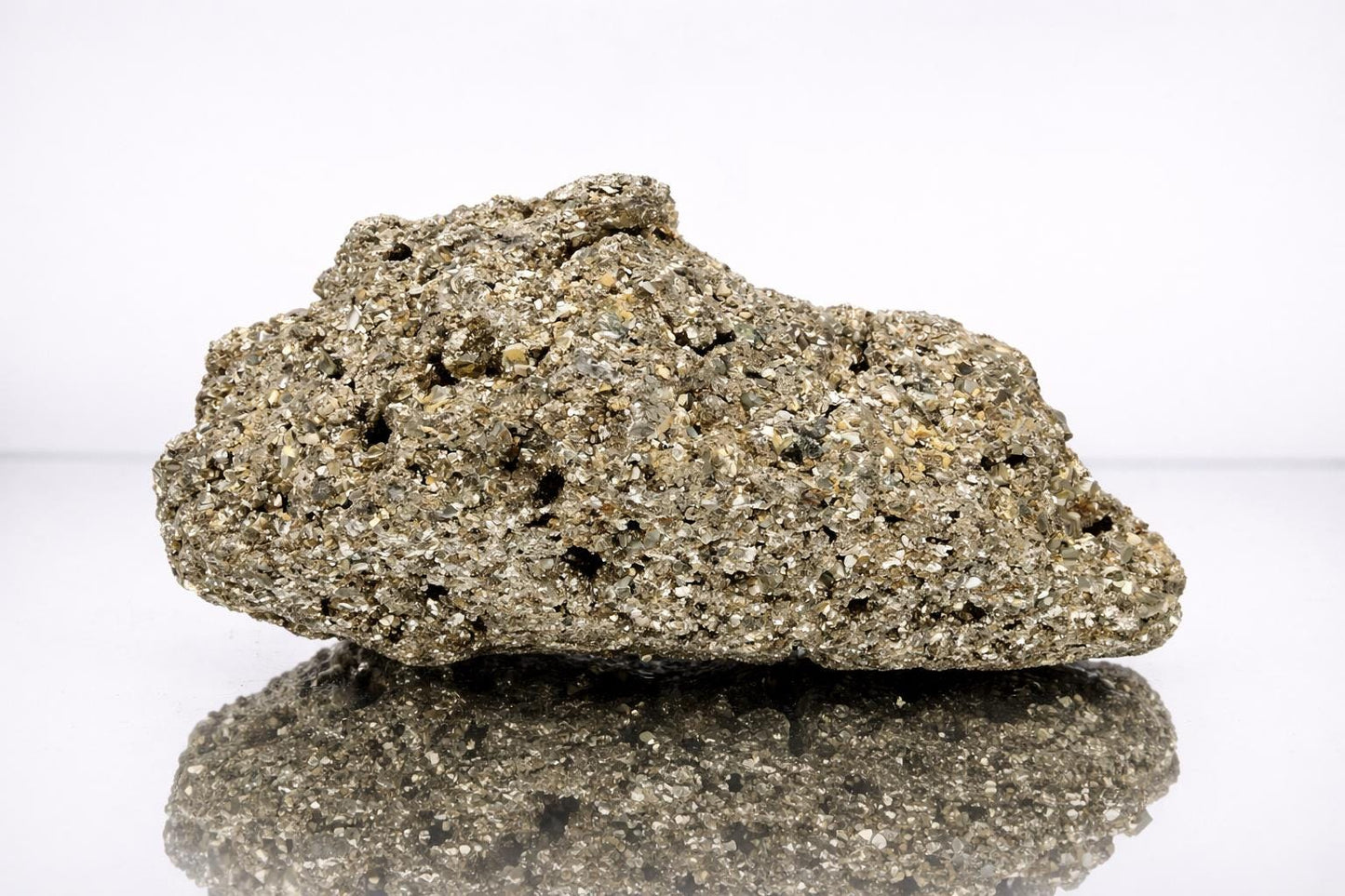 Large Pyrite Crystal Raw Cluster  - Peru 2.12KG  (#13)