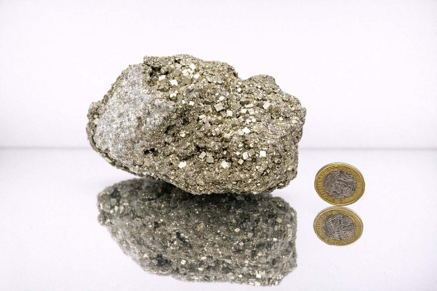 Large Pyrite Crystal Raw Cluster  - Peru 1.75KG  (#11)