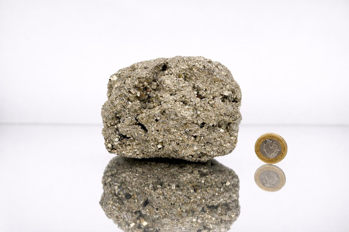Large Pyrite Crystal Raw Cluster  - Peru 2.31KG  (#10)