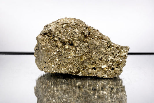 Large Pyrite Crystal Raw Cluster - Peru 1.18KG (#21)