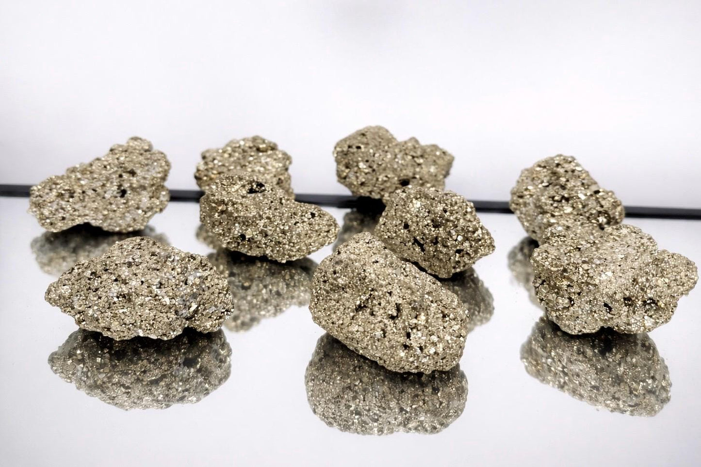 Pyrite Crystal Raw Nugget - Peru - 2.5 to 3 inches average