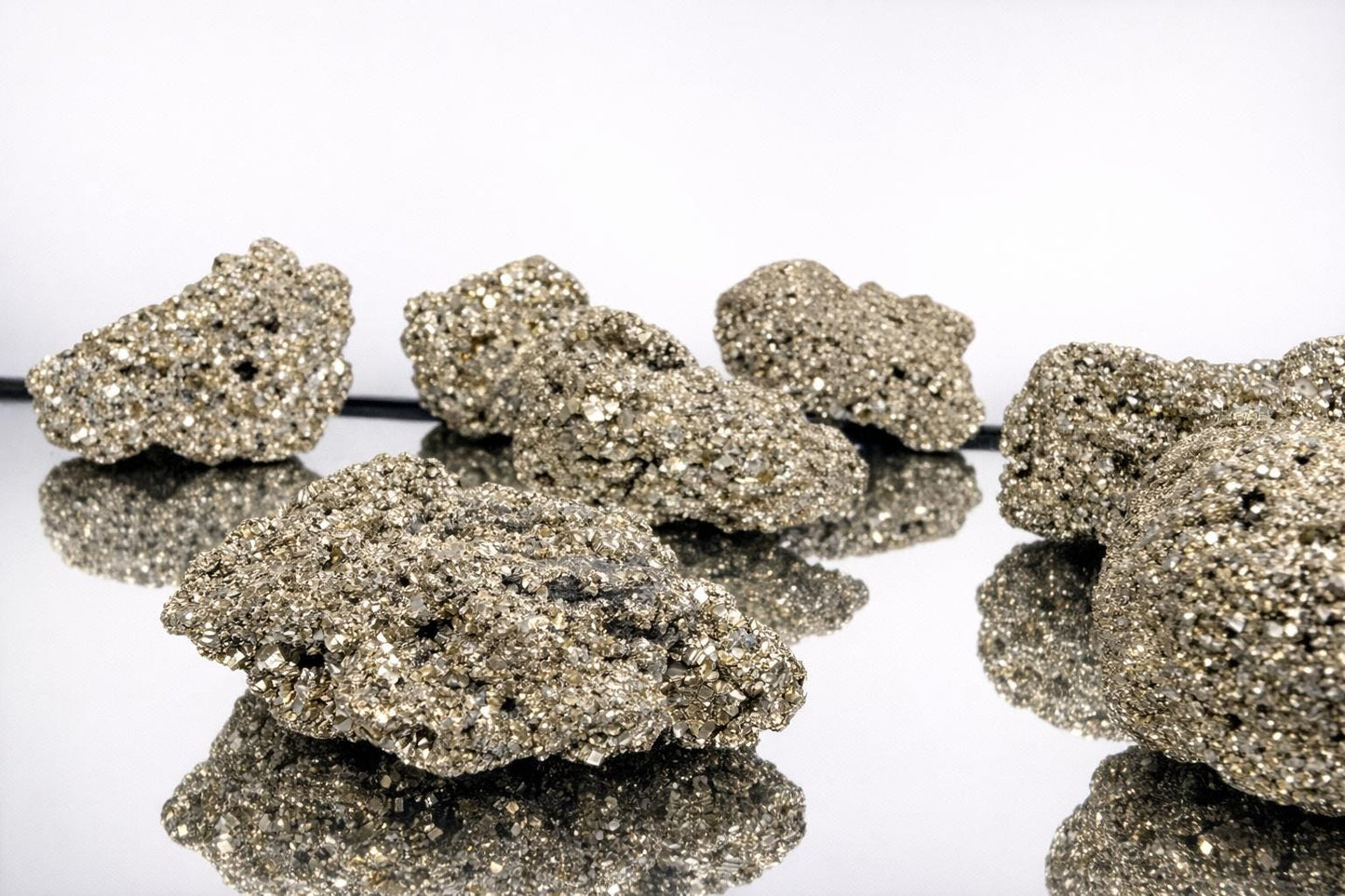 Pyrite Crystal Raw Nugget - Peru - 2.5 to 3 inches average