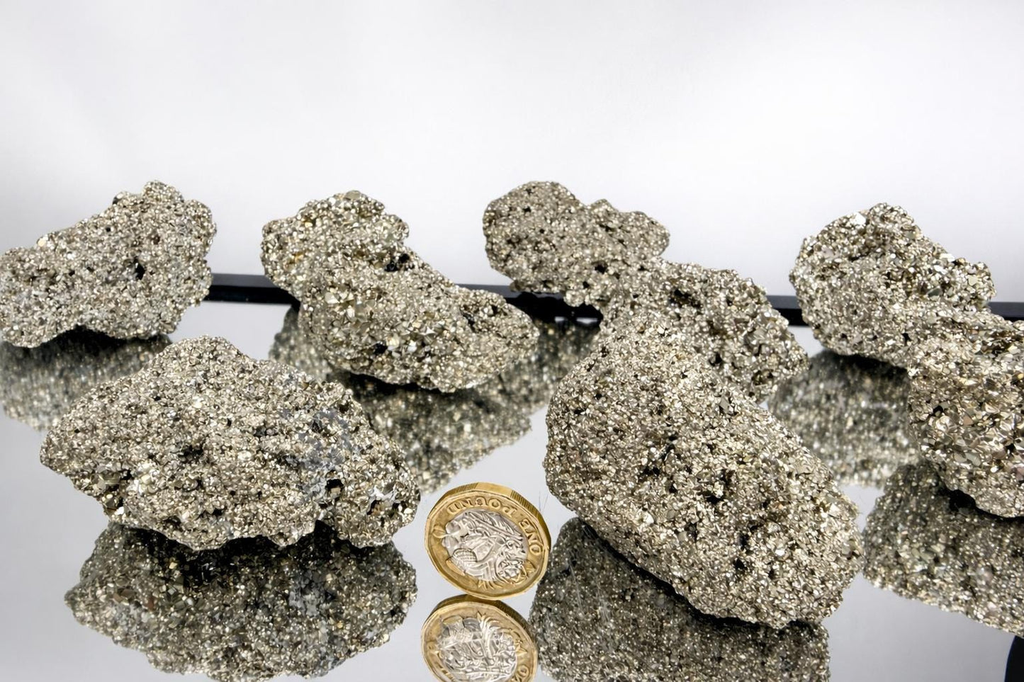 Pyrite Crystal Raw Nugget - Peru - 2.5 to 3 inches average