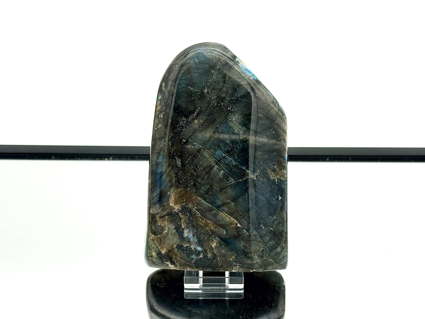 Labradorite Crystal Freeform With Strong Flash 1.60KG - Madagascar - #40